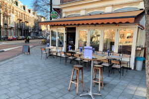 Cafe Gruter Willemsparkweg Amsterdam Zuid terras